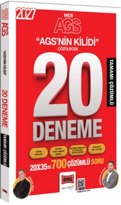 MEB AGS Tüm Dersler AGS nin Kilidi Tamamı Çözümlü 20 Deneme Yargı Yayınları YKS Fotokopi