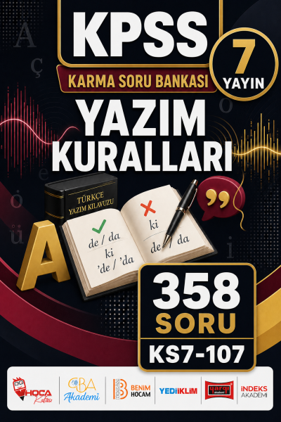 Yazım Kuralları 7 Yayın 358 Soru YKS Fotokopi