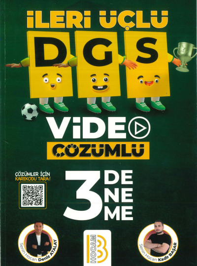 İLERİ ÜÇLÜ 3 DENEME VİDEO ÇÖZÜMLÜ YKS Fotokopi