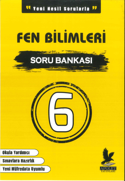6.SINIF FEN BİLİMLERİ SORU BANKASI Apolet Yayınları YKS Fotokopi