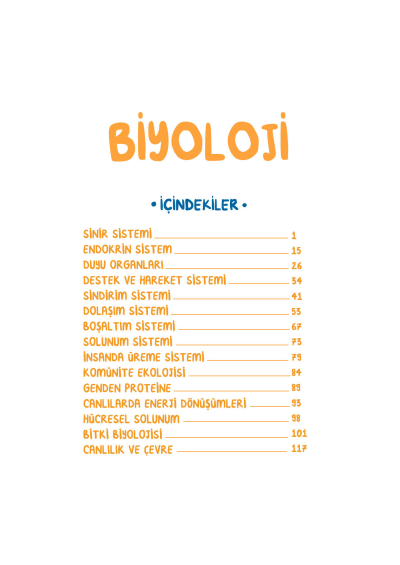 AYT Biyoloji Vip Notlar Vin Kampüs YKS Fotokopi