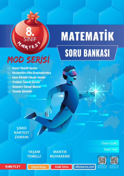 8. Sınıf Mod Matematik Soru Bankası Nartest Yayınları YKS Fotokopi