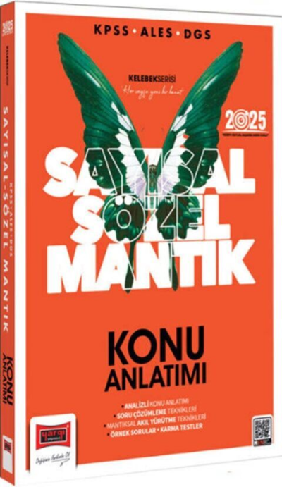2025 KPSS ALES DGS Kelebek Serisi Sayısal Sözel Mantık Konu Anlatımı Yargı Yayınları YKS Fotokopi