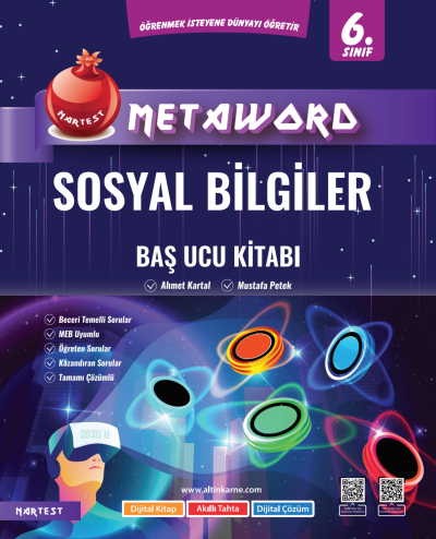 6. Sınıf Metaword Sosyal Bilgiler Nartest Yayınları YKS Fotokopi