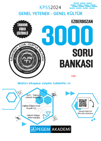 EZBERBOZAN 3000 SORU BANKASI TAMAMI VİDEO ÇÖZÜMLÜ TÜM DERSLER YKS Fotokopi