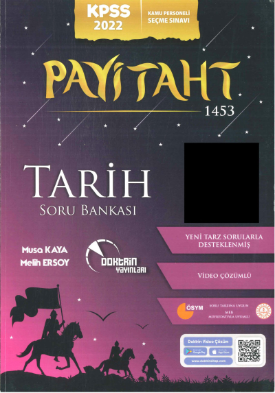 PAYİTAHT 1453 TARİH SORU BANKASI SORU BANKASI YKS Fotokopi