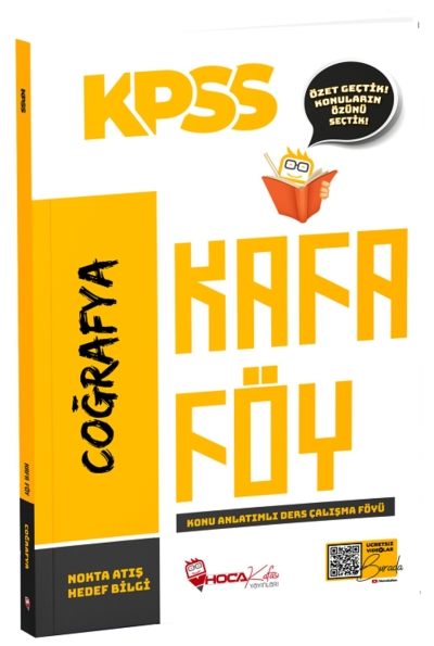 KPSS Coğrafya Konu Anlatımlı Kafa Föy Hoca Kafası
