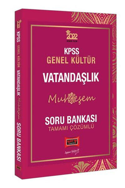 2022 KPSS Genel Yetenek Genel Kültür MUHTEŞEM VATANDAŞLIK Soru Bankası  YKS Fotokopi