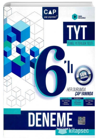 TYT 6 lı Deneme Video Çözümlü YKS Fotokopi