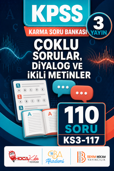 Çoklu Sorular, Diyalog ve İkili Metinler 3 Yayın 110 Soru (Benim Hocam - CBA - Hoca Kafası Yayınları) YKS Fotokopi
