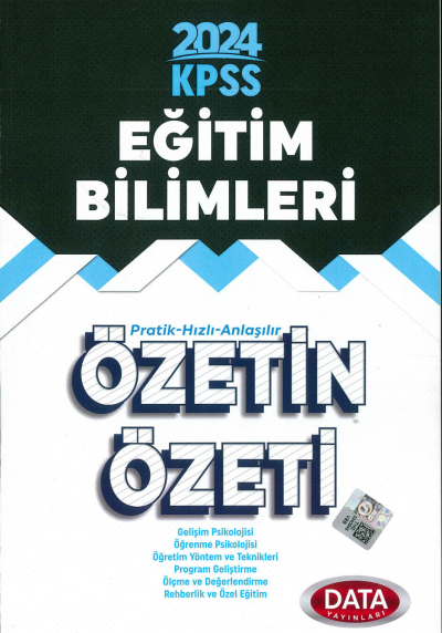 EĞİTİM BİLİMLERİ ÖZETİN ÖZETİ TÜM DERSLER YKS Fotokopi