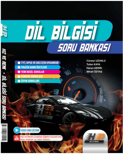 TYT AYT Dil Bilgisi Soru Bankası Hız ve Renk Yayınları YKS Fotokopi