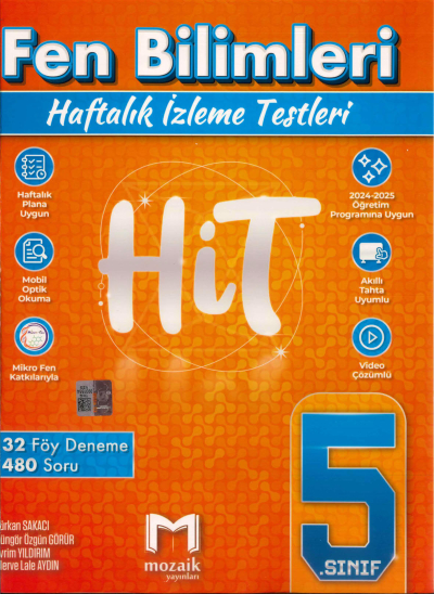 Mozaik 5. Sınıf Fen Bilimleri HİT 32 Deneme Mozaik Yayınları YKS Fotokopi