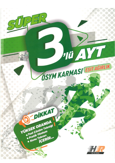 AYT Eşit Ağırlık 3 lü Deneme YKS Fotokopi