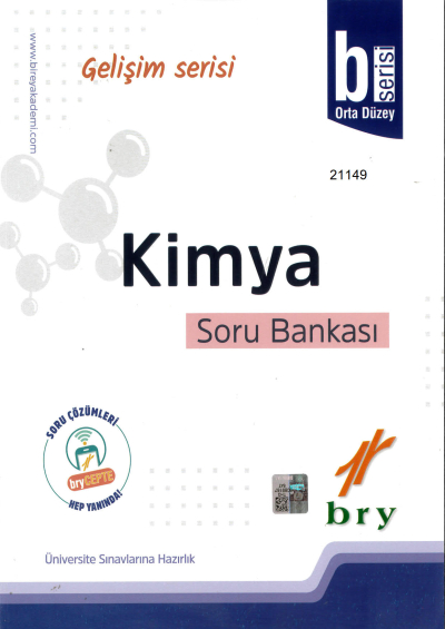 KİMYA SORU BANKASI B SERİSİ ORTA DÜZEY YKS Fotokopi
