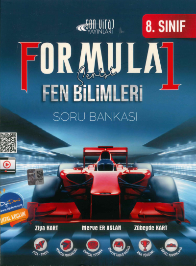 8. Sınıf LGS Fen Bilimleri Formula 1 Soru Bankası Son Viraj Yayınları YKS Fotokopi