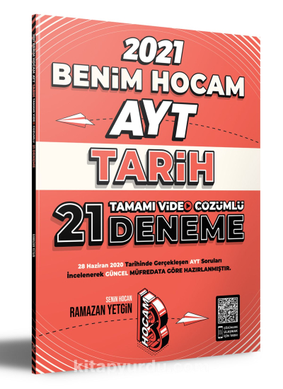 AYT Tarih Tamamı Video Çözümlü 21 Deneme YKS Fotokopi