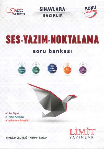 Ses- Yazım- Noktalama Soru Bankası Limit Yayınları YKS Fotokopi