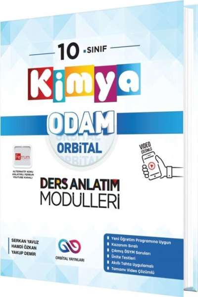 10. Sınıf Kimya Odam Orbital Ders Anlatım Modülleri Orbital Yayınları YKS Fotokopi