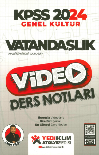 VATANDAŞLIK VİDEO DERS NOTLARI ATÖLYE SERİSİ YKS Fotokopi