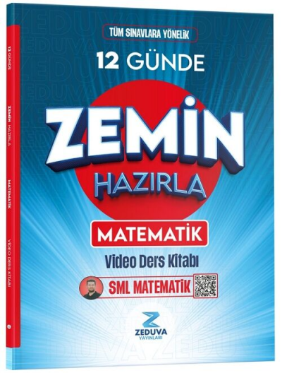 SML Matematik 12 Günde Zemin Hazırla Matematik Video Ders Kitabı Zeduva Yayınları YKS Fotokopi