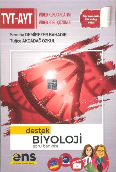 TYT-AYT BİYOLOJİ DESTEK SORU BANKASI YKS Fotokopi
