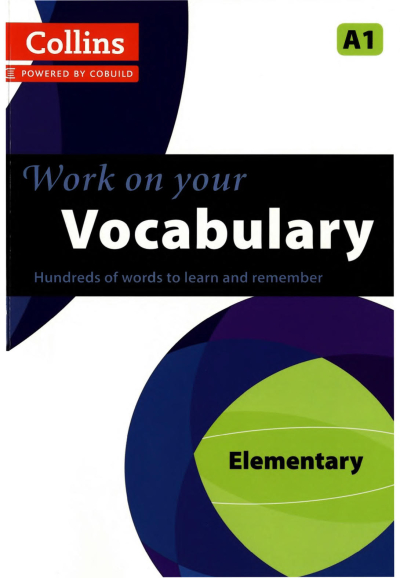 Work On Your Vocabulary Elementary A1 YKS Fotokopi