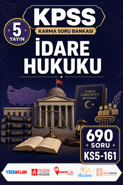 İdare Hukuku 5 Yayın 690 Soru YKS Fotokopi