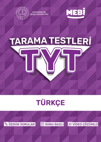 TYT Tarama Testleri Türkçe MEBİ OGM YKS Fotokopi