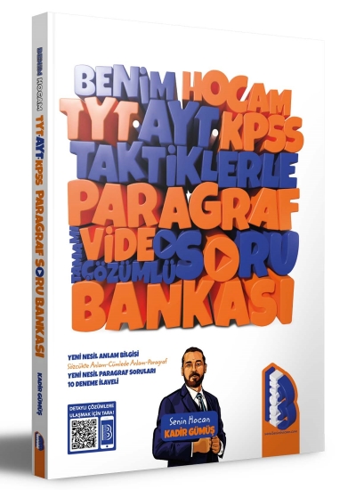 TYT-AYT KPSS TAKTİKLERLE PARAGRAF VİDEO ÇÖZÜMLÜ SORU BANKASI YKS Fotokopi