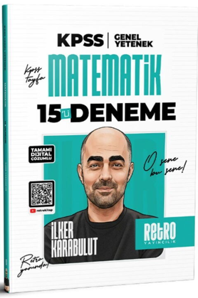 2026 KPSS Genel Yetenek Matematik 15'li Deneme Retro Yayıncılık YKS Fotokopi