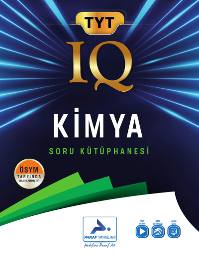 TYT Kimya IQ Soru Kütüphanesi PRF Paraf Yayınları YKS Fotokopi