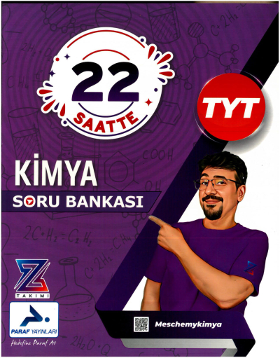 TYT 22 Saatte Kimya Soru Bankası PRF Paraf Yayınları YKS Fotokopi