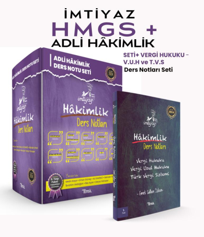 İMTİYAZ HMGS + Adli Hâkimlik Ders Notları Özel Set YKS Fotokopi