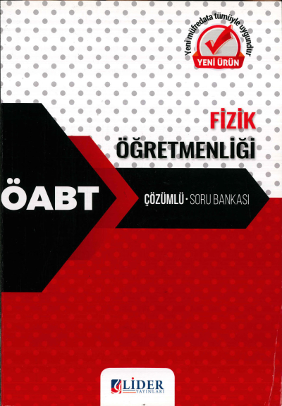 FİZİK ÖĞRETMENLİĞİ ÇÖZÜMLÜ SORU BANKASI YKS Fotokopi