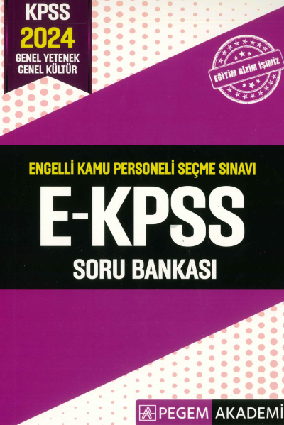 E-KPSS TÜM DERSLER SORU BANKASI YKS Fotokopi