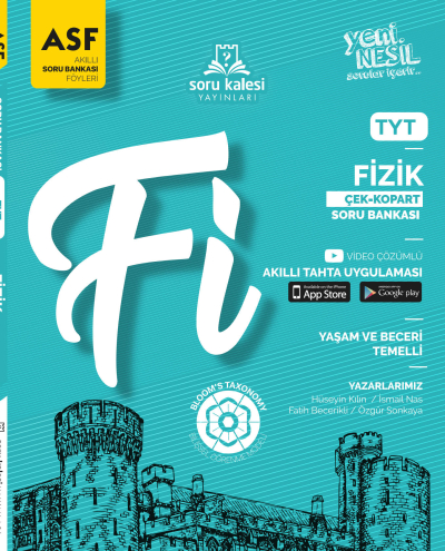 TYT Fizik Çek Kopart Akıllı Soru Bankası Föyü Soru Kalesi Yayınları YKS Fotokopi