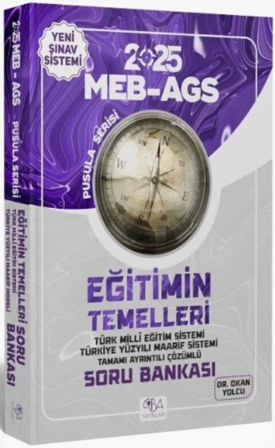 2025 MEB AGS Eğitimin Temelleri Soru Bankası CBA Yayınları YKS Fotokopi