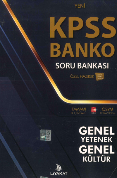 KPSS BANKO TÜM DERSLER SORU BANKASI YKS Fotokopi