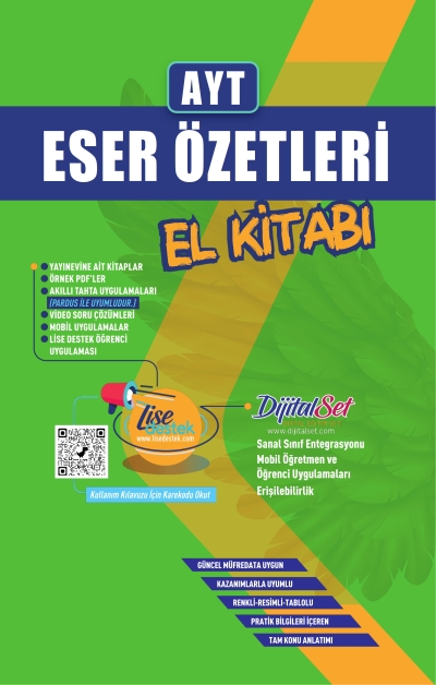 YKS AYT Eser Özetleri El Kitabı Yayın Denizi Yayınları YKS Fotokopi