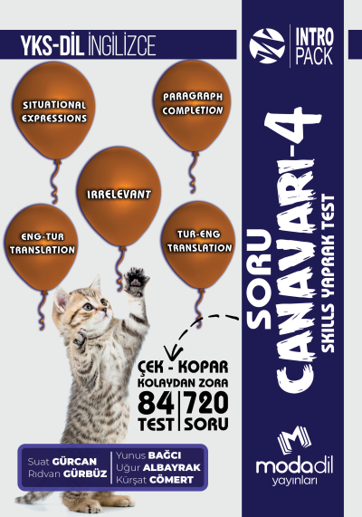 YKS-DİL (YDT) INTRO PACK SORU CANAVARI 4 YKS Fotokopi