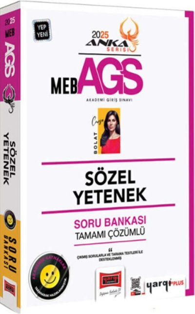 2025 MEB-AGS Anka Serisi Sözel Yetenek Tamamı Çözümlü Soru Bankası Yargı Yayınları YKS Fotokopi