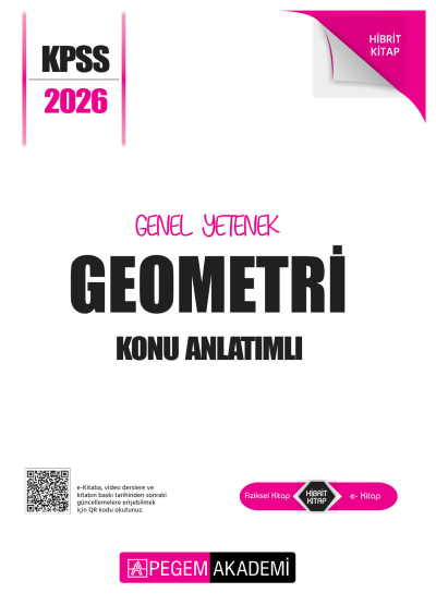 GEOMETRİ 2026 KPSS Genel Yetenek Genel Kültür Lisans Konu Anlatımlı Modüler Set Pegem Yayınları YKS Fotokopi
