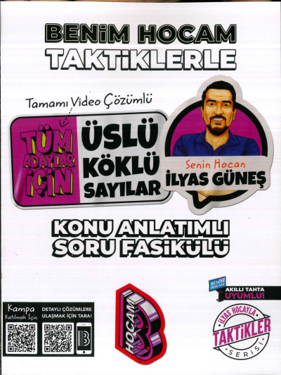 TAKTİKLERLE ÜSLÜ KÖKLÜ SAYILAR KONU ANLATIMLI SORU FASİKÜLÜ YKS Fotokopi