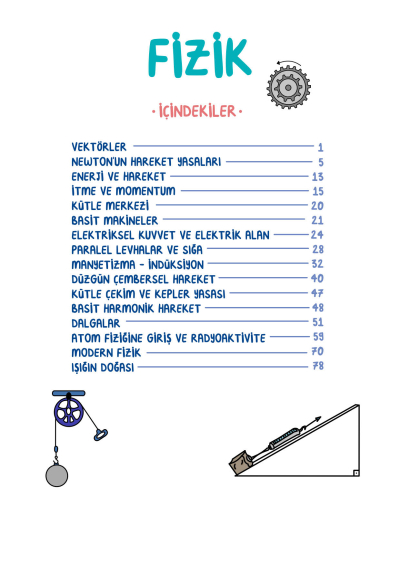 AYT Fizik Vip Notlar Vin Kampüs YKS Fotokopi