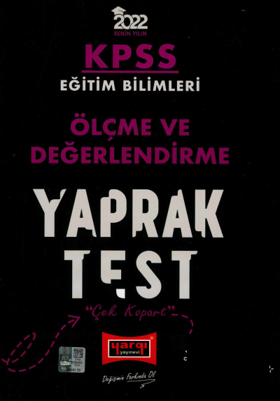 ÖLÇME VE DEĞERLENDİRME YAPRAK TEST YKS Fotokopi