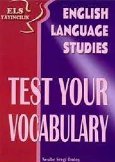 ENGLISH LANGUAGE STUDIES TEST YOUR VOCABULARY YKS Fotokopi
