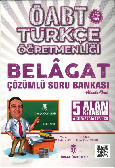 ÖABT TÜRKÇE ÖĞRETMENLİĞİ BELAGAT ÇÖZÜMLÜ SORU BANKASI YKS Fotokopi
