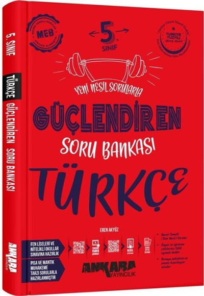 5. Sınıf Güçlendiren Türkçe Soru Bankası Ankara Yayıncılık YKS Fotokopi