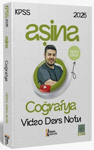 2025 KPSS Coğrafya Aşina Video Ders Notu İsem Yayınları YKS Fotokopi